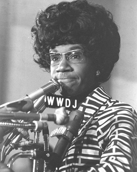 Rep. Shirley Chisholm shows full range on her face her emoti